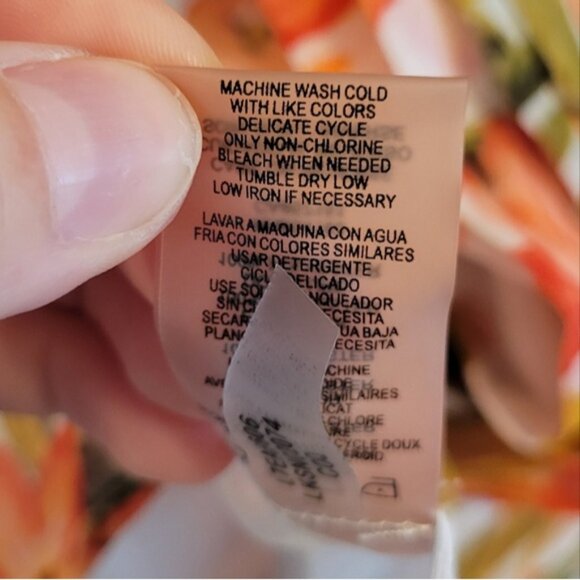 Karl Lagerfeld Floral Print Sleeveless Blouse - Picture 5 of 5